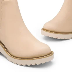 Lug Outsole Pull-On Chelsea Boots