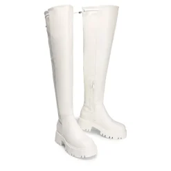 Lug Sole Over The Knee Boots
