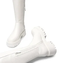 Lug Sole Over The Knee Boots