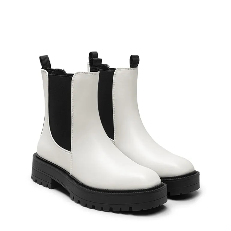 Lug-Sole Slip-on Chelsea boots