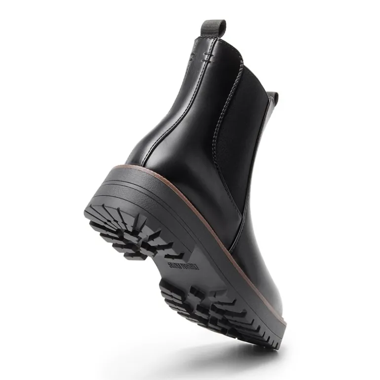 Lug-Sole Slip-on Chelsea boots