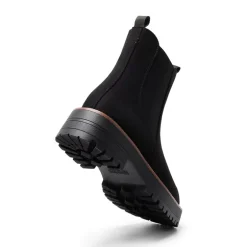 Lug-Sole Slip-on Chelsea boots