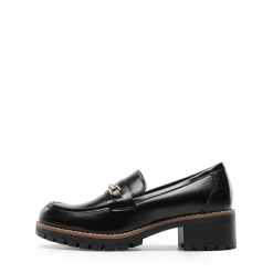 Lug Sole Slip-On Chunky Loafers
