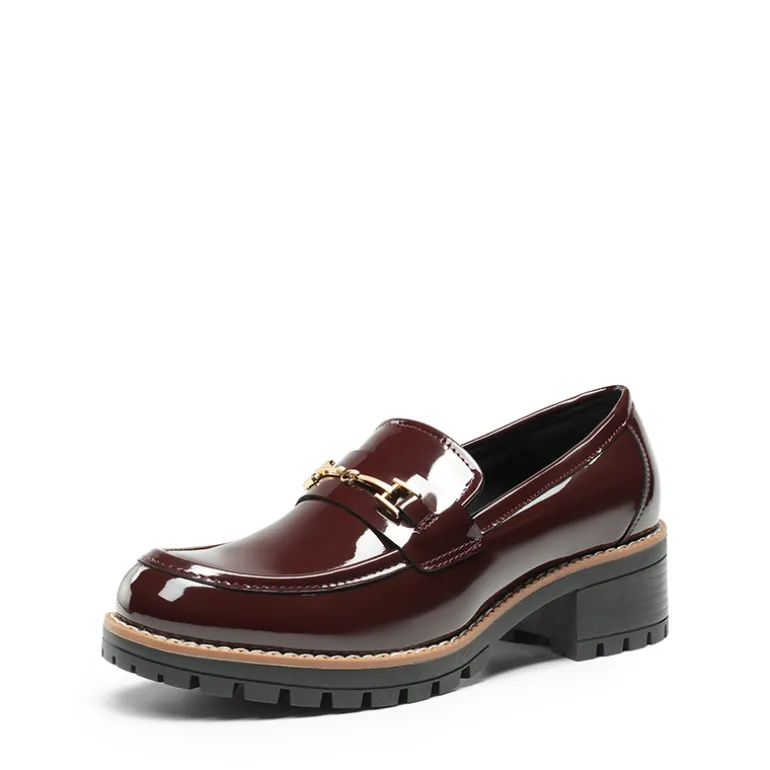Lug Sole Slip-On Chunky Loafers