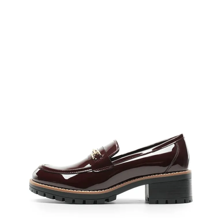 Lug Sole Slip-On Chunky Loafers