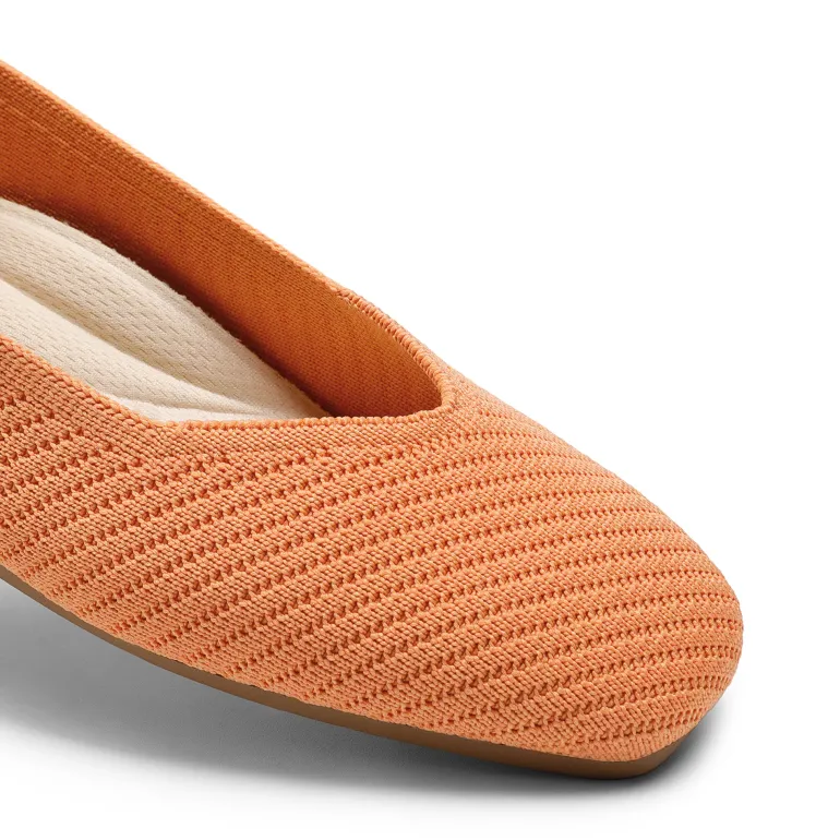 Machine Washable Arch Support Knit Flats