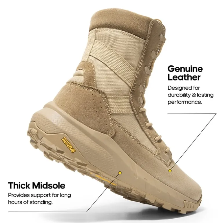 Men's Breathable Tactical Military Work Boots