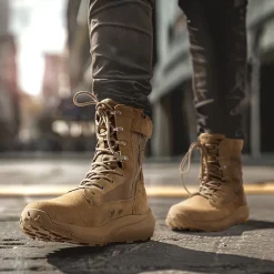 Men's Breathable Tactical Military Work Boots