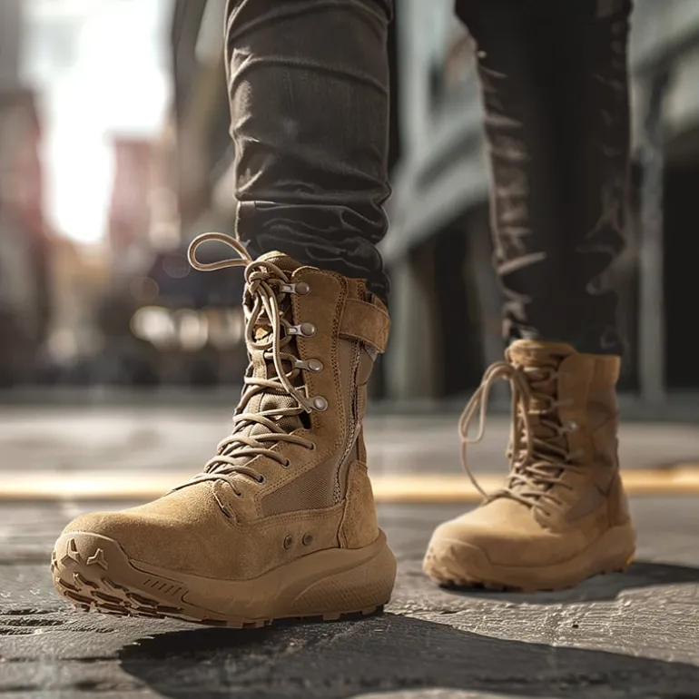 Men's Breathable Tactical Military Work Boots