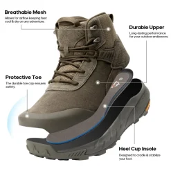Men’s Breathable Waterproof Tactical Work Boots
