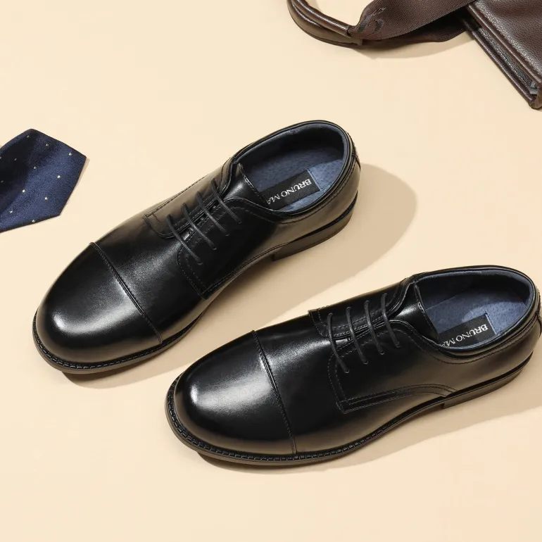 Men's Cap-Toe Oxford Dress Shoes