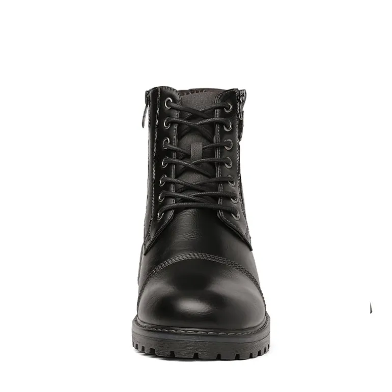 Men's Cap-Toe Oxford Motorcycle Boots