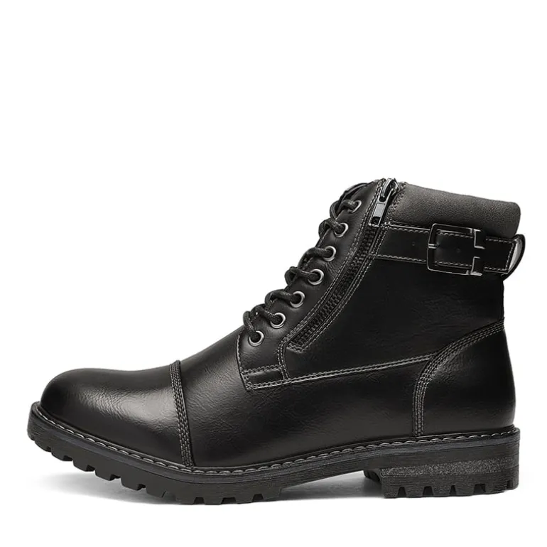 Men's Cap-Toe Oxford Motorcycle Boots