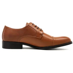 Men's Cap-Toe PU Leather Oxford Shoes