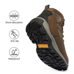 Men's Cap Toe Steel Toe Work Boots
