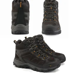 Men's Cap-Toe Suede Waterproof Hiking Boots