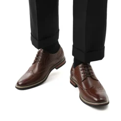 Men's Classic Wingtip Dress Shoes