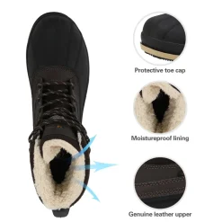 Men's Insulated Waterproof Snow Boots