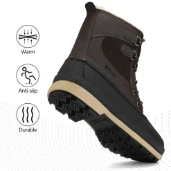 Men's Insulated Waterproof Snow Boots