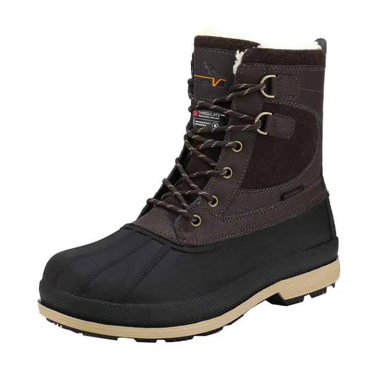 Men's Insulated Waterproof Snow Boots