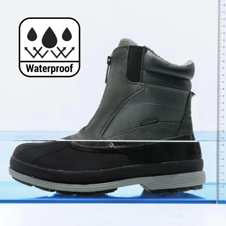 Men's Insulated Waterproof Winter Boots 【Wide Fit】