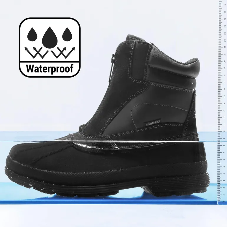 Men's Insulated Waterproof Winter Boots 【Wide Fit】