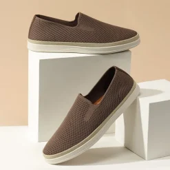 Men's Knitted Slip-On Walking Loafers
