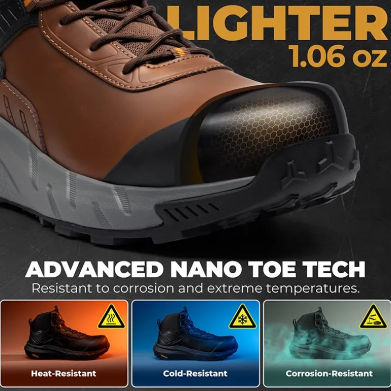 Men’s Lightweight Waterproof Nano Toe Work Boots