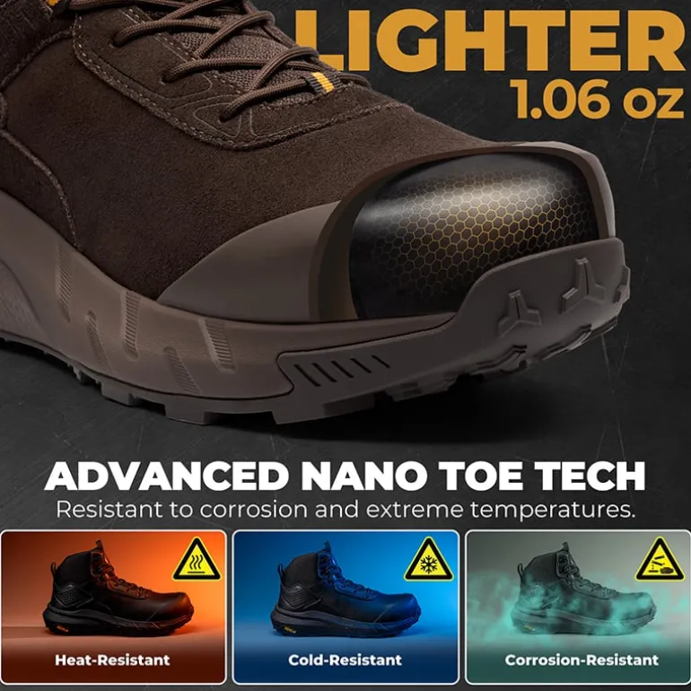 Men’s Lightweight Waterproof Nano Toe Work Boots