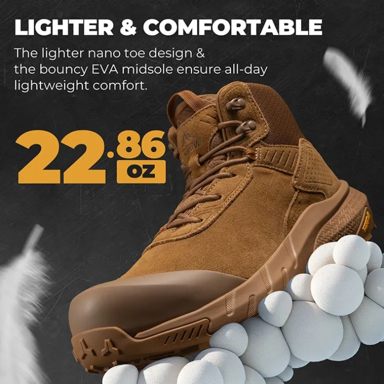 Men’s Lightweight Waterproof Nano Toe Work Boots