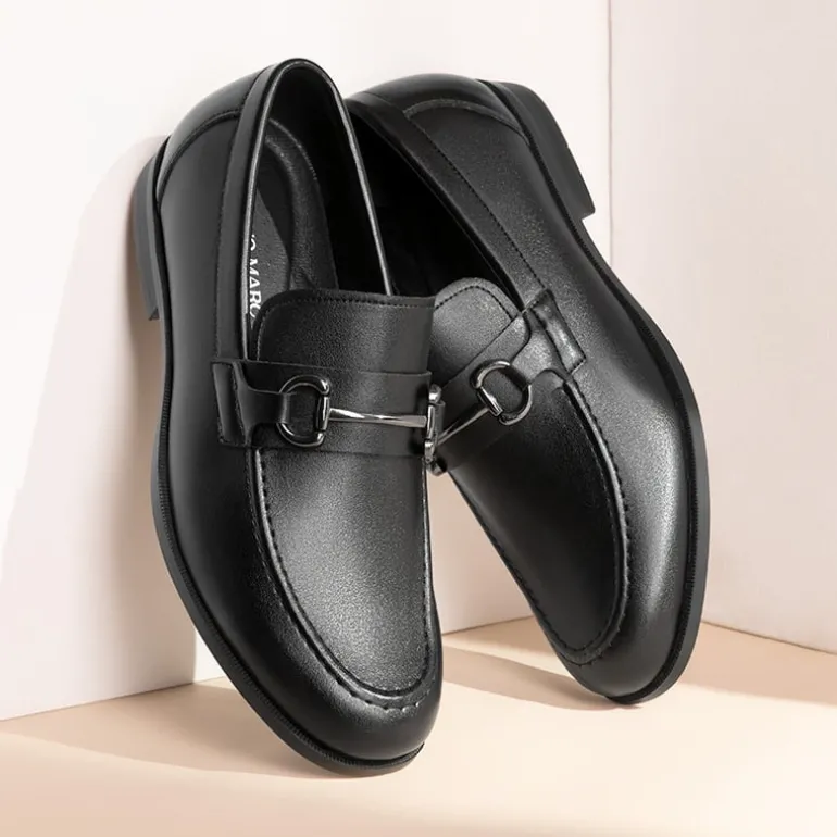 Men's Metallic Dress Loafer Shoes