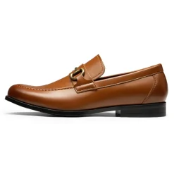 Men's Metallic Dress Loafer Shoes