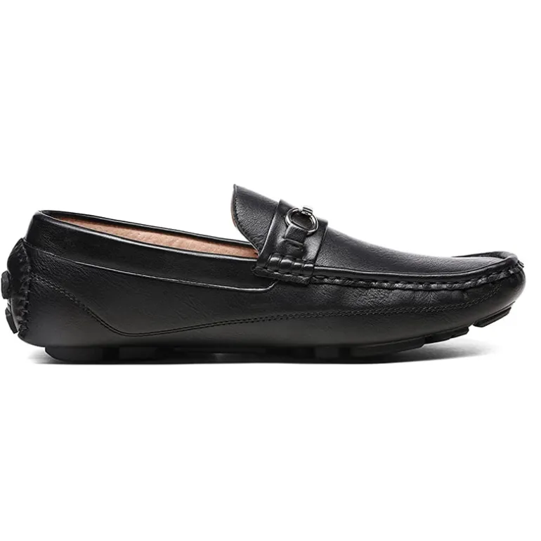 Men's Moc-Toe Horsebit Driving Loafers