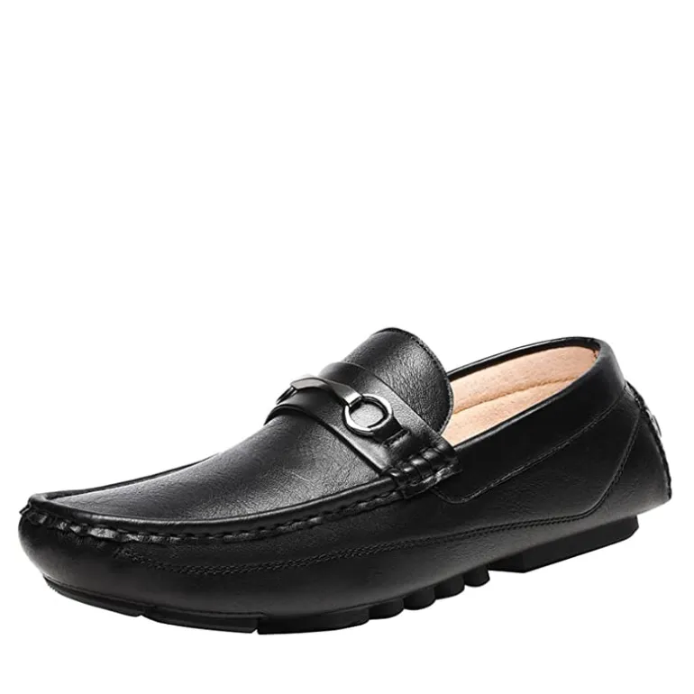 Men's Moc-Toe Horsebit Driving Loafers