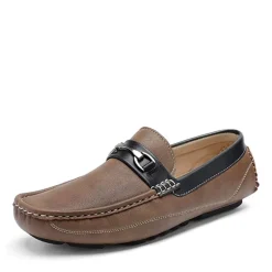Men's Moc-Toe Horsebit Driving Loafers