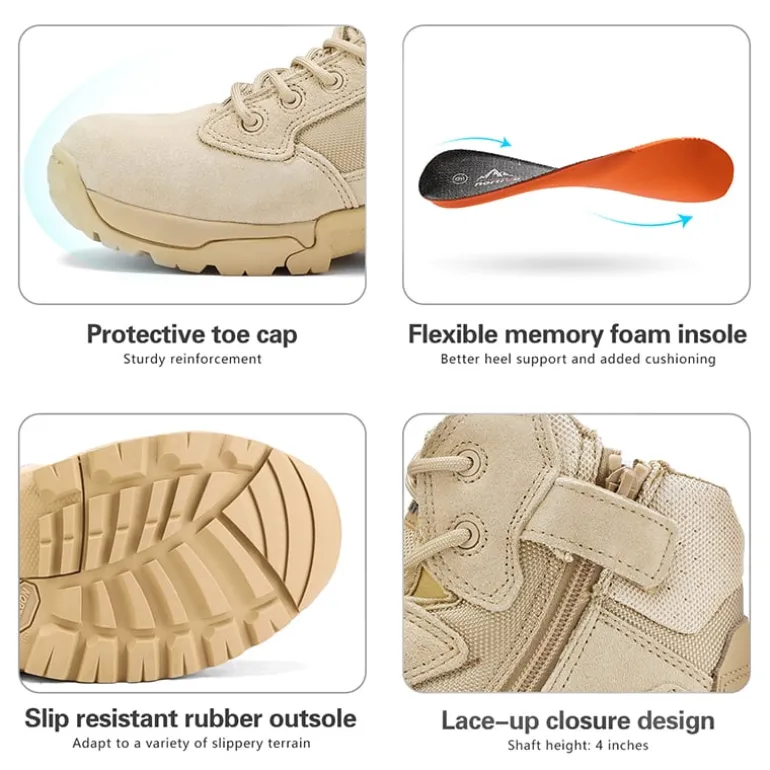 Men's Non-Slip Tactical Desert Boots