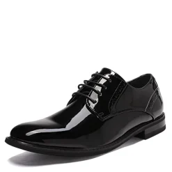 Men's Pain-Toe PU Leather Oxford Shoes
