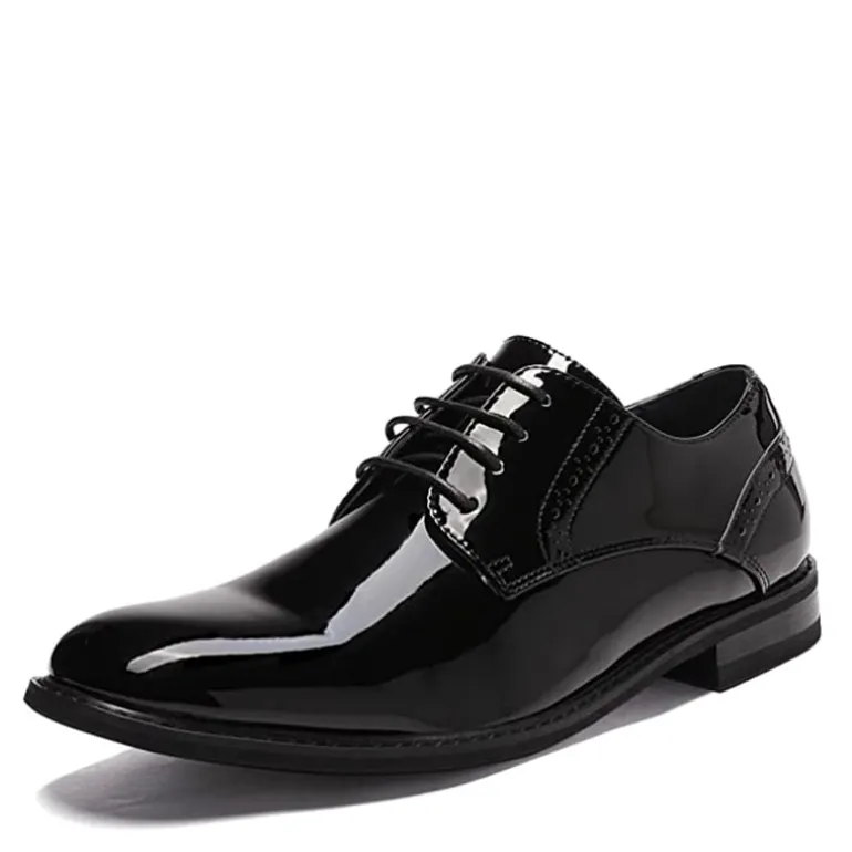 Men's Pain-Toe PU Leather Oxford Shoes