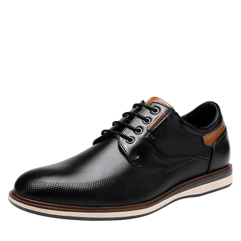 Men's Plain-Toe Business Casual Sneakers