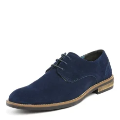 Men's Plain-Toe Suede Oxford Shoes