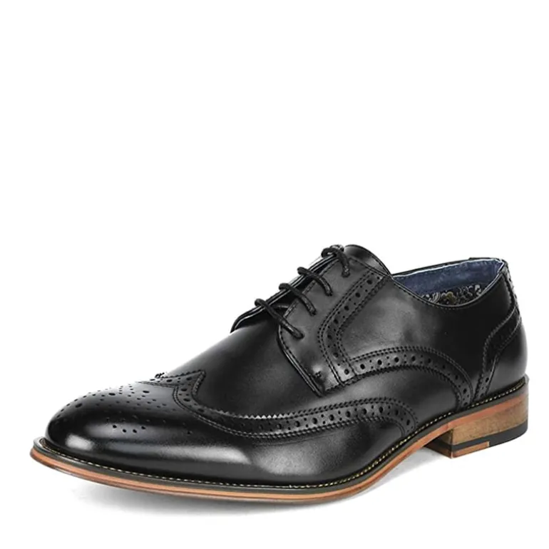 Men's PU Leather Wingtip Dress Shoes