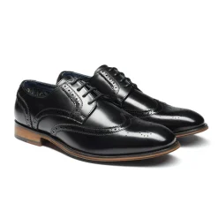 Men's PU Leather Wingtip Dress Shoes