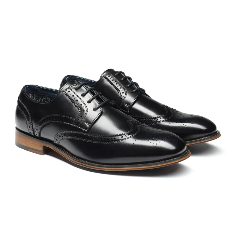 Men's PU Leather Wingtip Dress Shoes