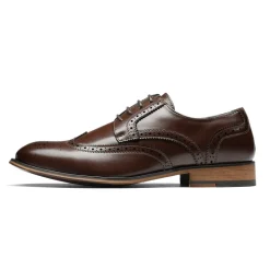 Men's PU Leather Wingtip Dress Shoes