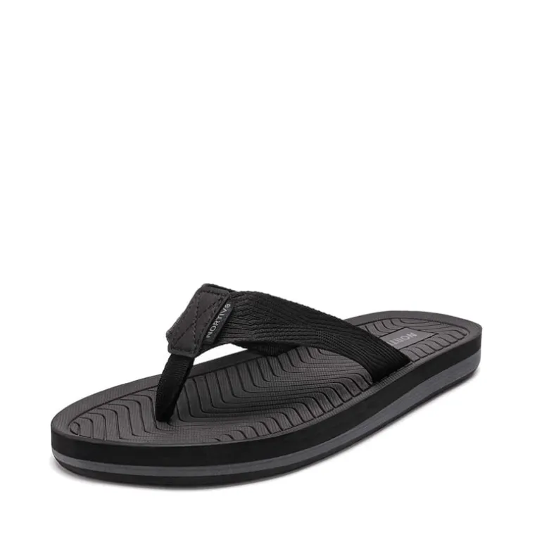 Men's Slip-On Canvas Flip Flops