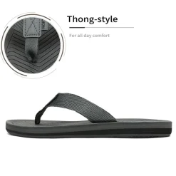Men's Slip-On Canvas Flip Flops