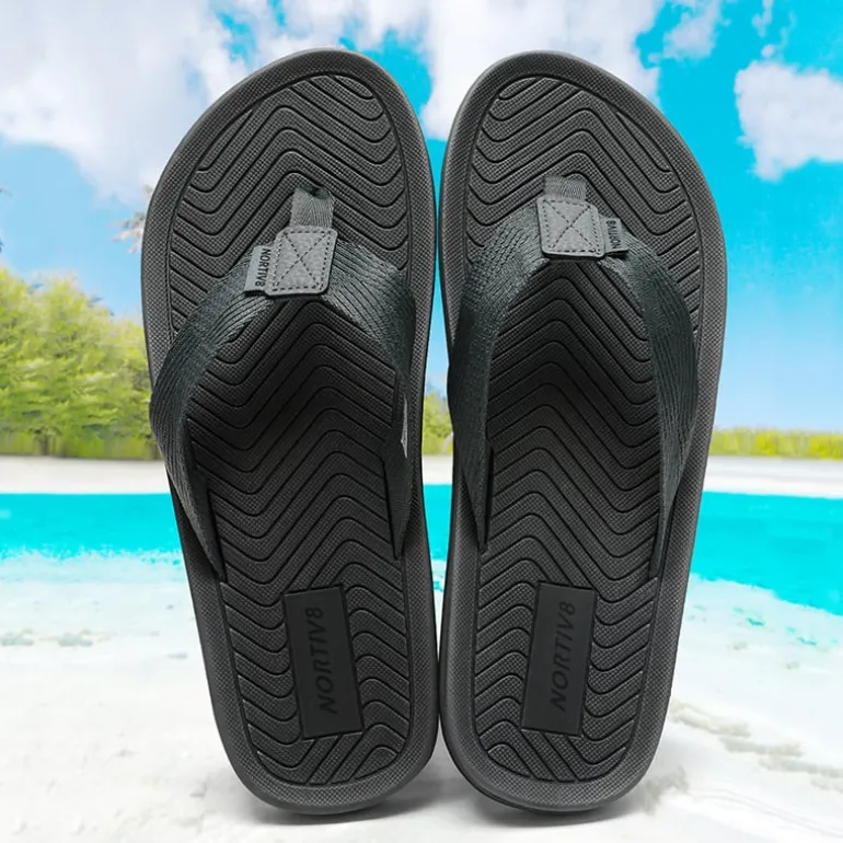 Men's Slip-On Canvas Flip Flops