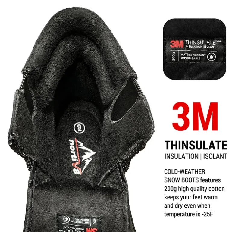Men's Suede Thinsulate Snow Boots