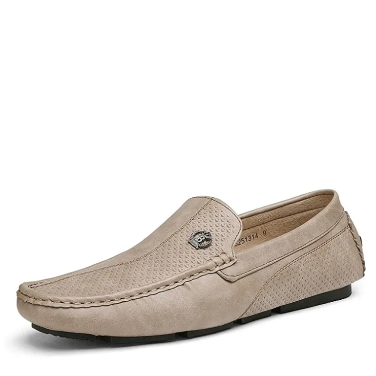 Men's Vegan Leather Slip-On Casual Loafers