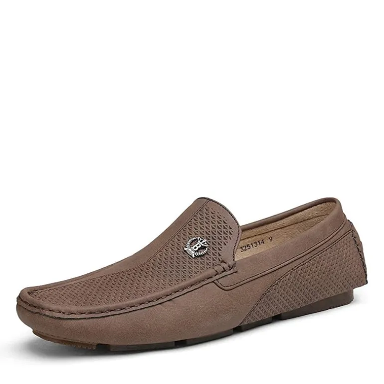 Men's Vegan Leather Slip-On Casual Loafers